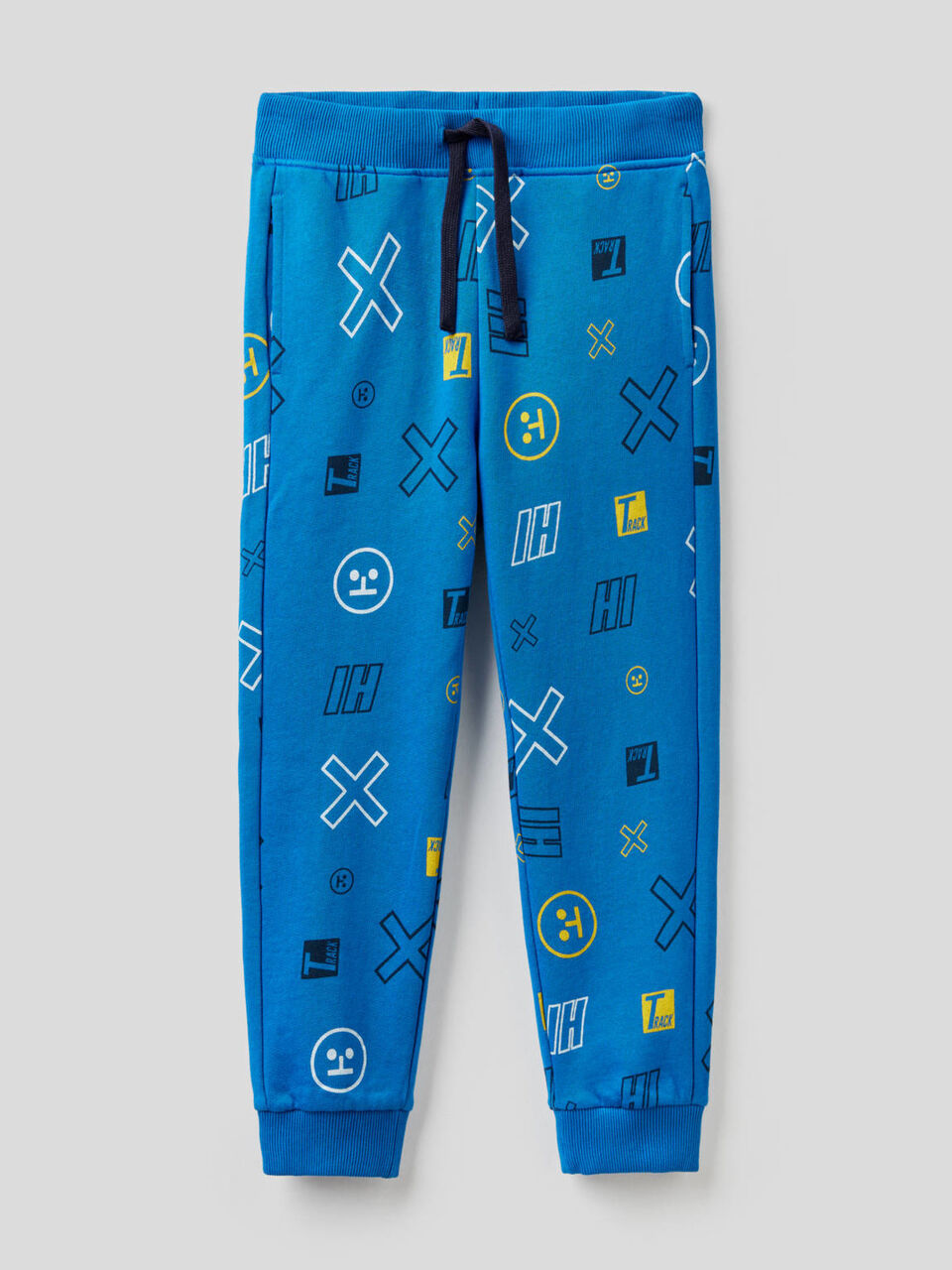 Hose aus Sweatstoff mit Musterprint image number 1