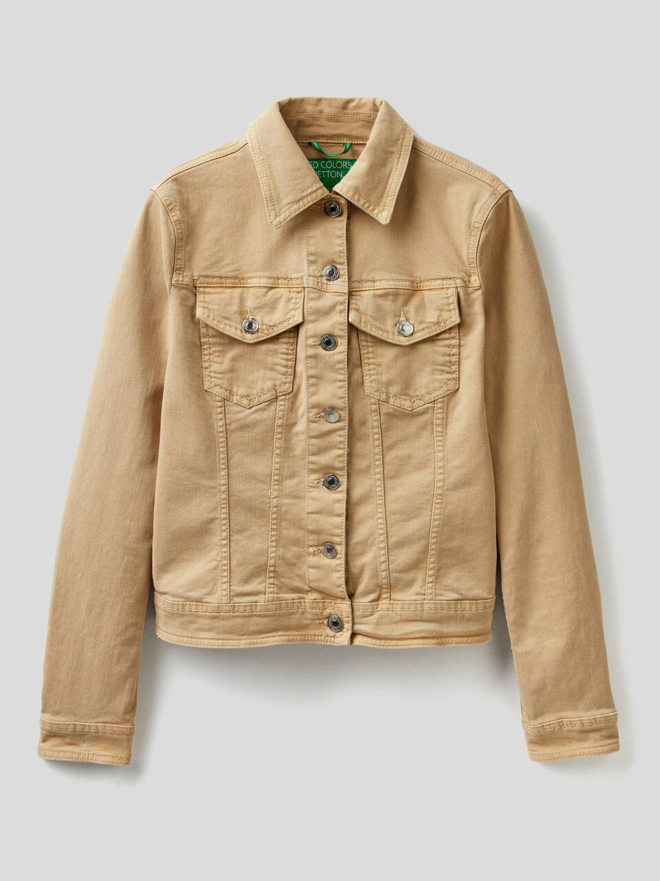 Jacke aus Baumwolle mit natürlicher Färbung image number 1