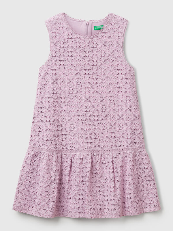 Spitzenkleid mit Volant Mädchen