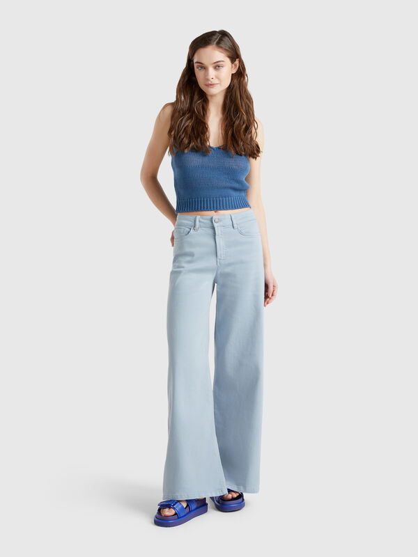 Weit geschnittene Hose Damen