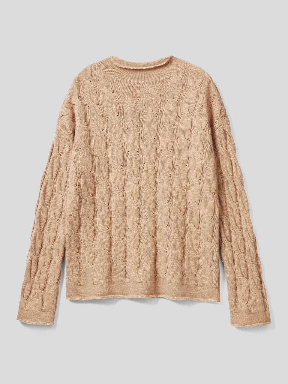 Pullover mit Flechtmuster image number 1