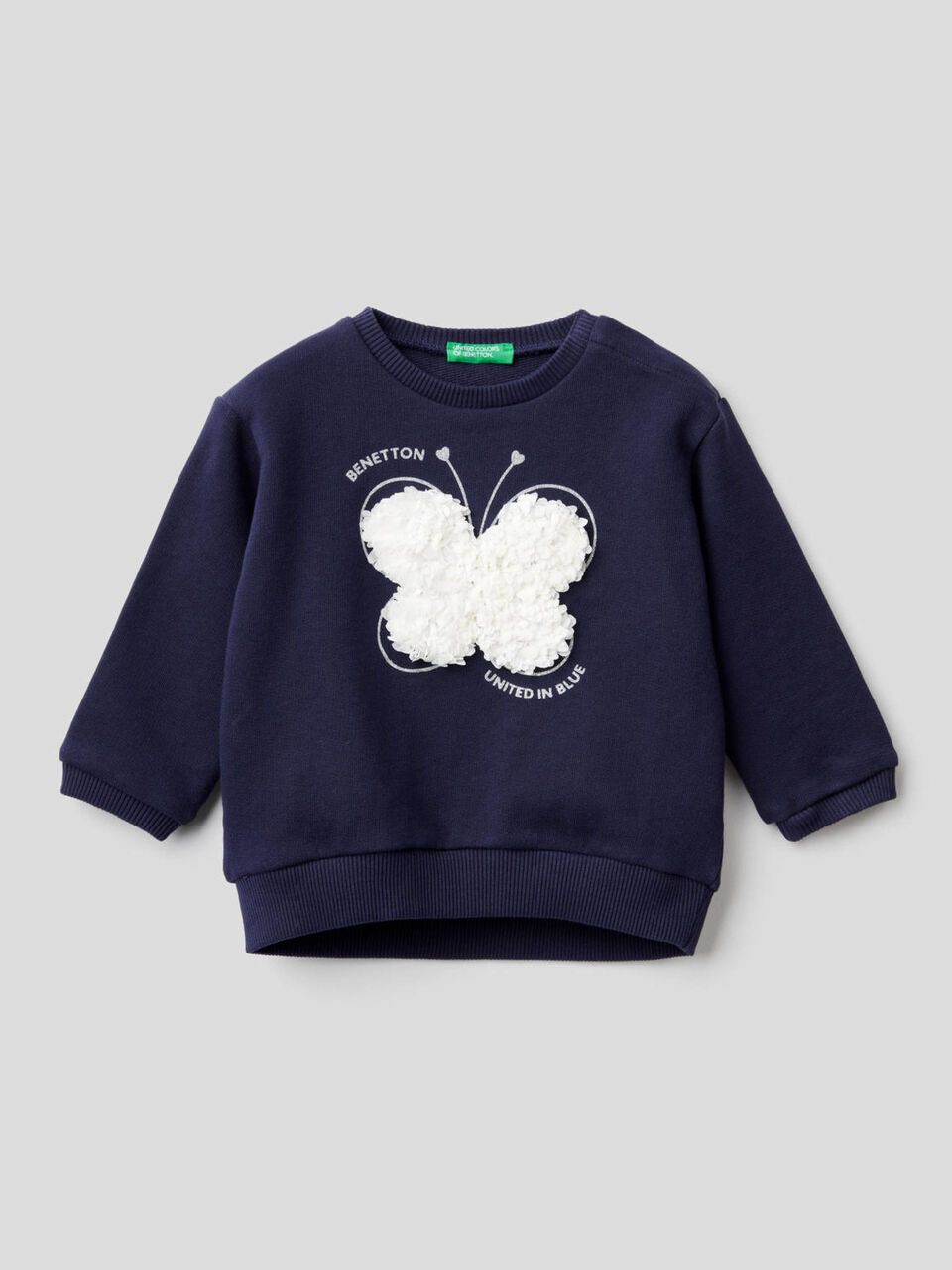 Sweatshirt mit Blütenblatt-Applikationen image number 1