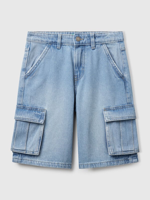Gerade geschnittene Cargo-Shorts Jungen