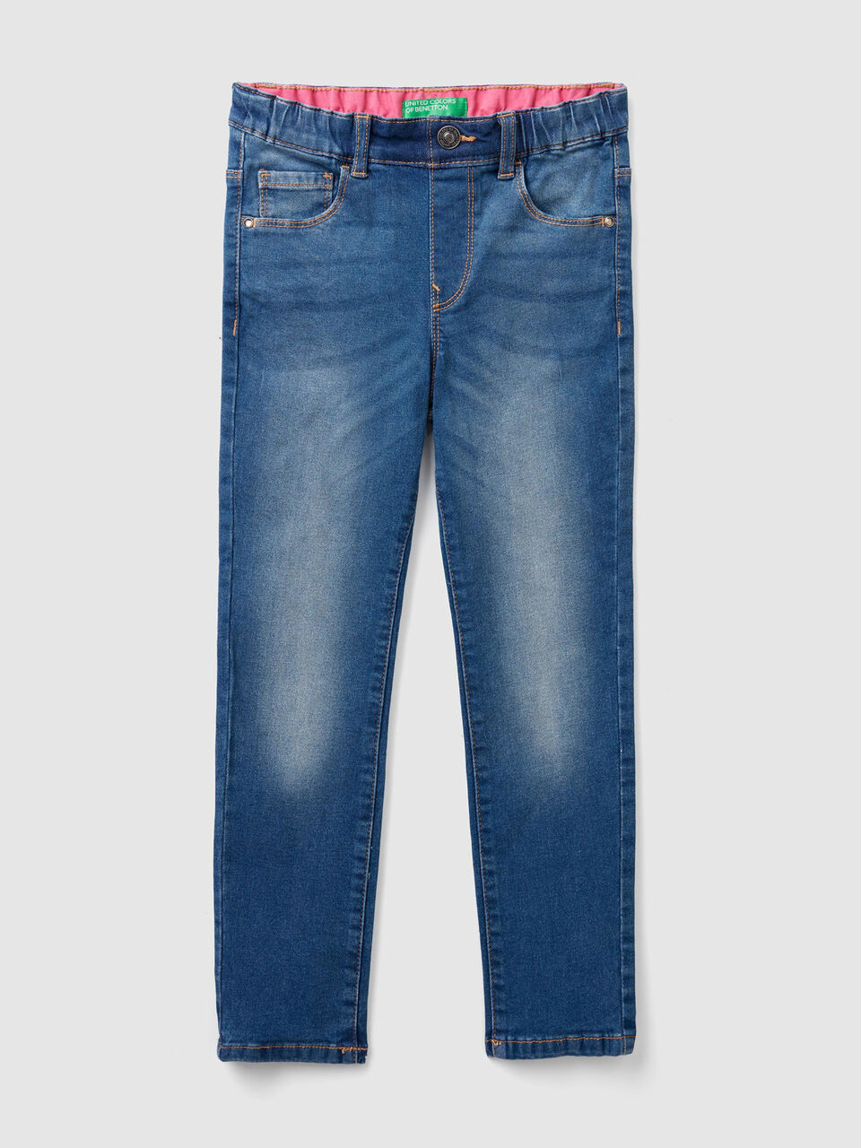 Skinny-Jeans mit hohem Bund image number 1