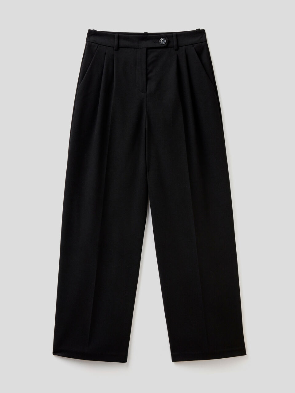 Hose aus Flanell mit geradem Bein image number 1