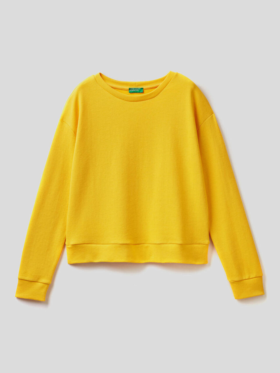 Einfarbiges Sweatshirt aus einer Baumwollmischung image number 1