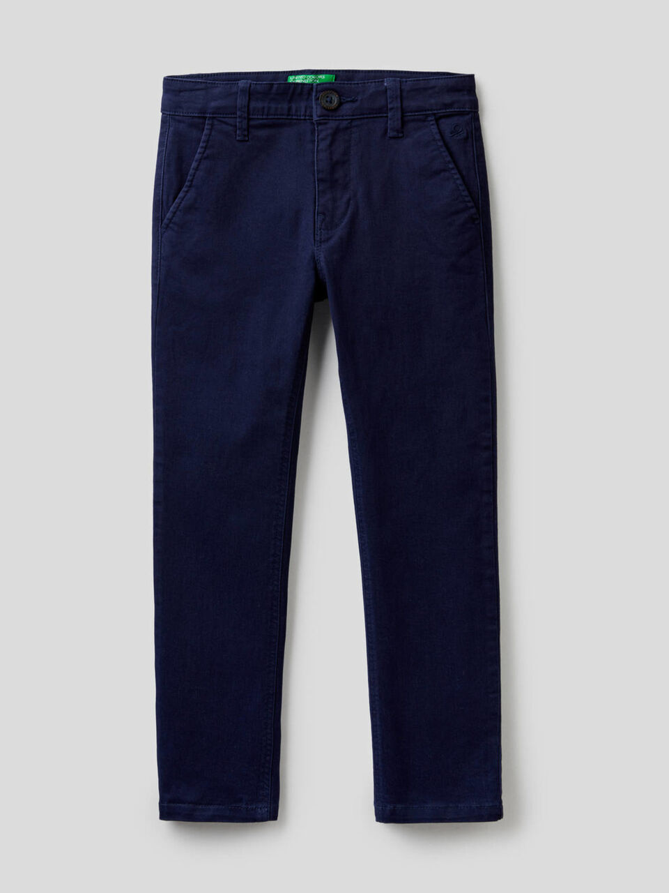 Hose im Slim Fit aus stretchiger Baumwolle image number 1