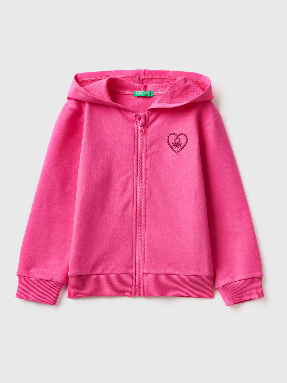 Sweatshirt mit Reißverschluss und Kapuze image number 1
