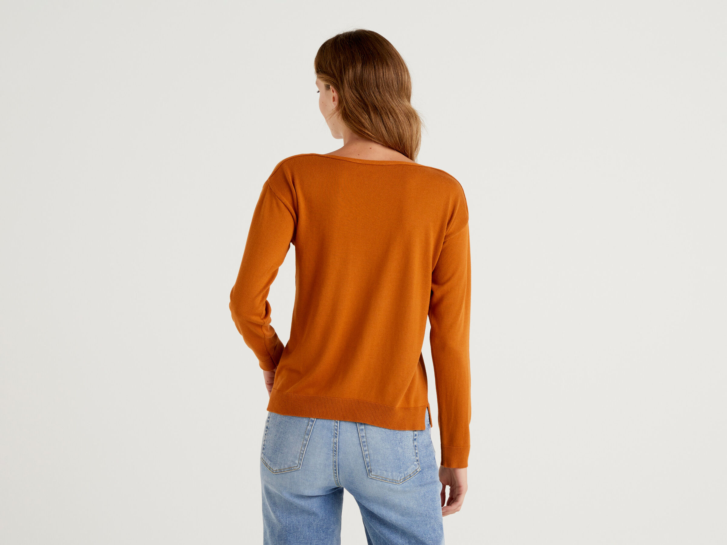 Pullover mit Carmenausschnitt image number 2