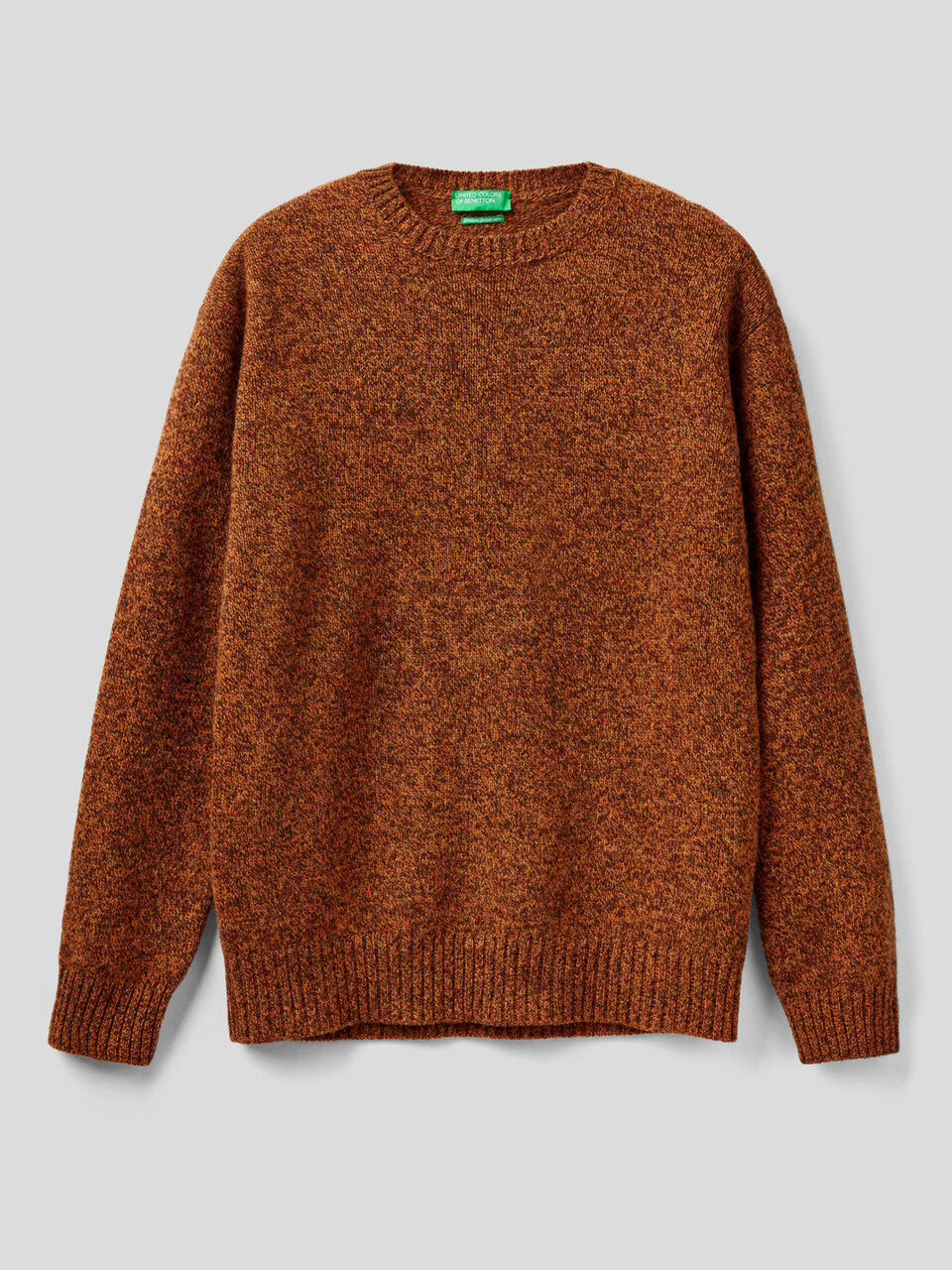 Pullover aus reiner Shetlandwolle mit Rundausschnitt image number 1