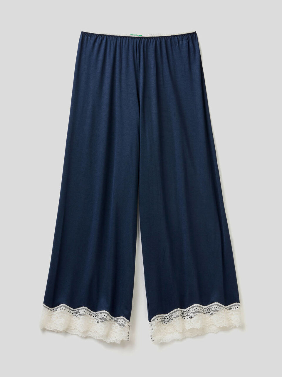Cropped-Hose mit Details in Spitze image number 1