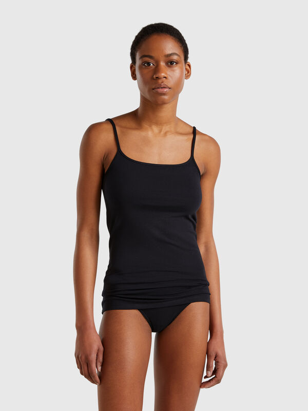 Tanktop aus Stretch-Bio-Baumwolle Damen