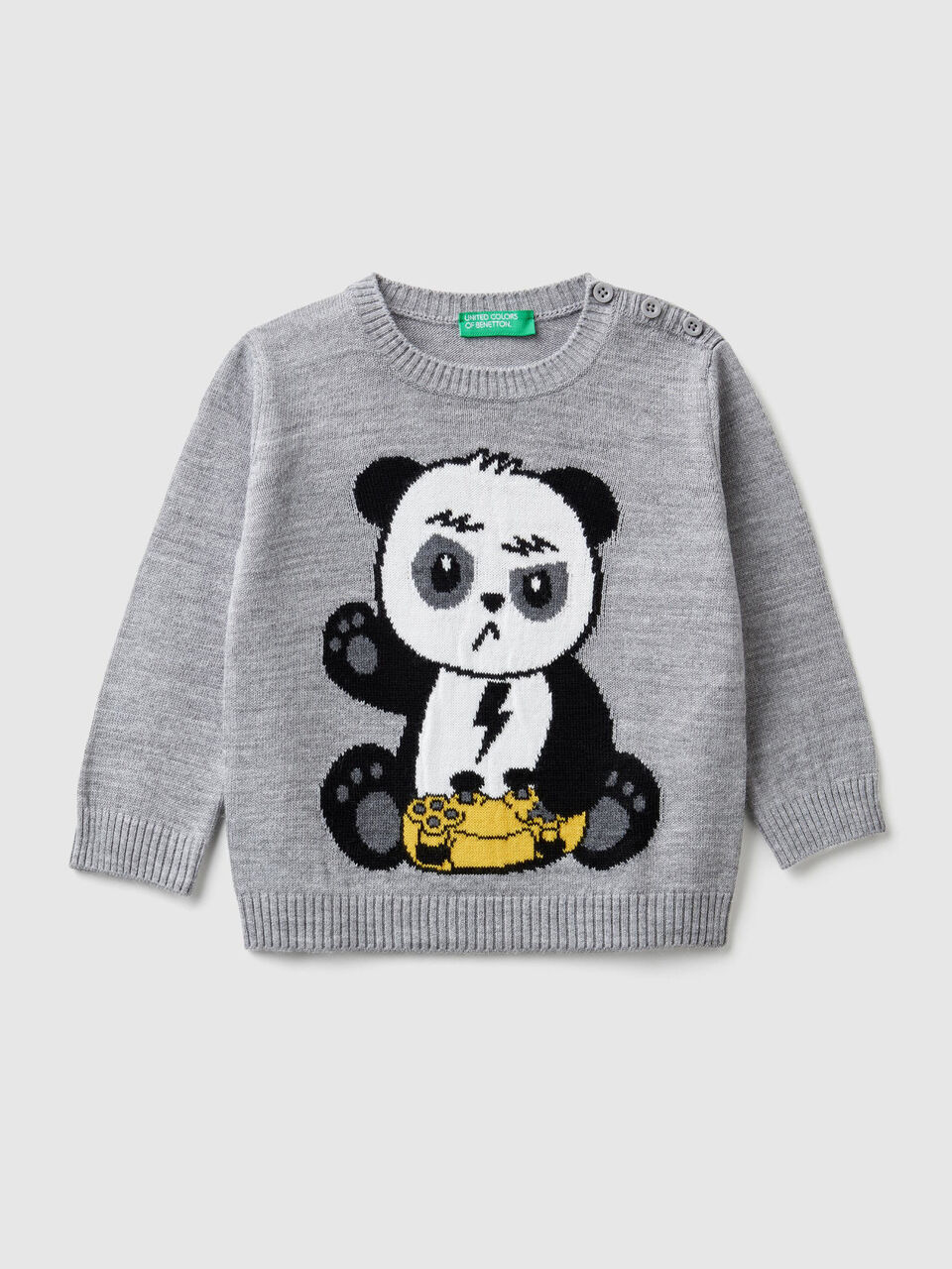 Trikot-Pullover mit Intarsienarbeit image number 1