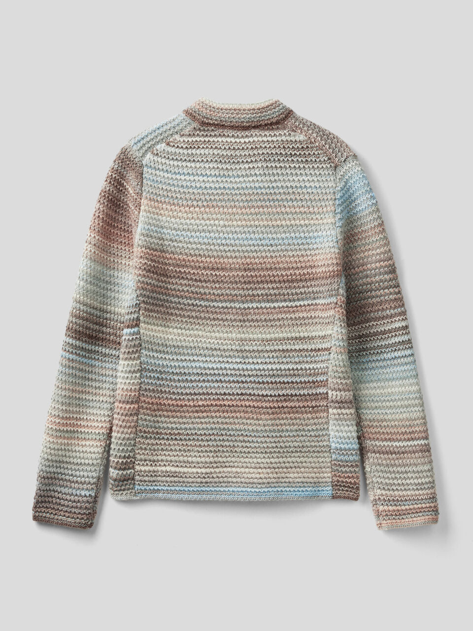 Bunte Jacke aus Strick in einer weichen Wollmischung image number 2