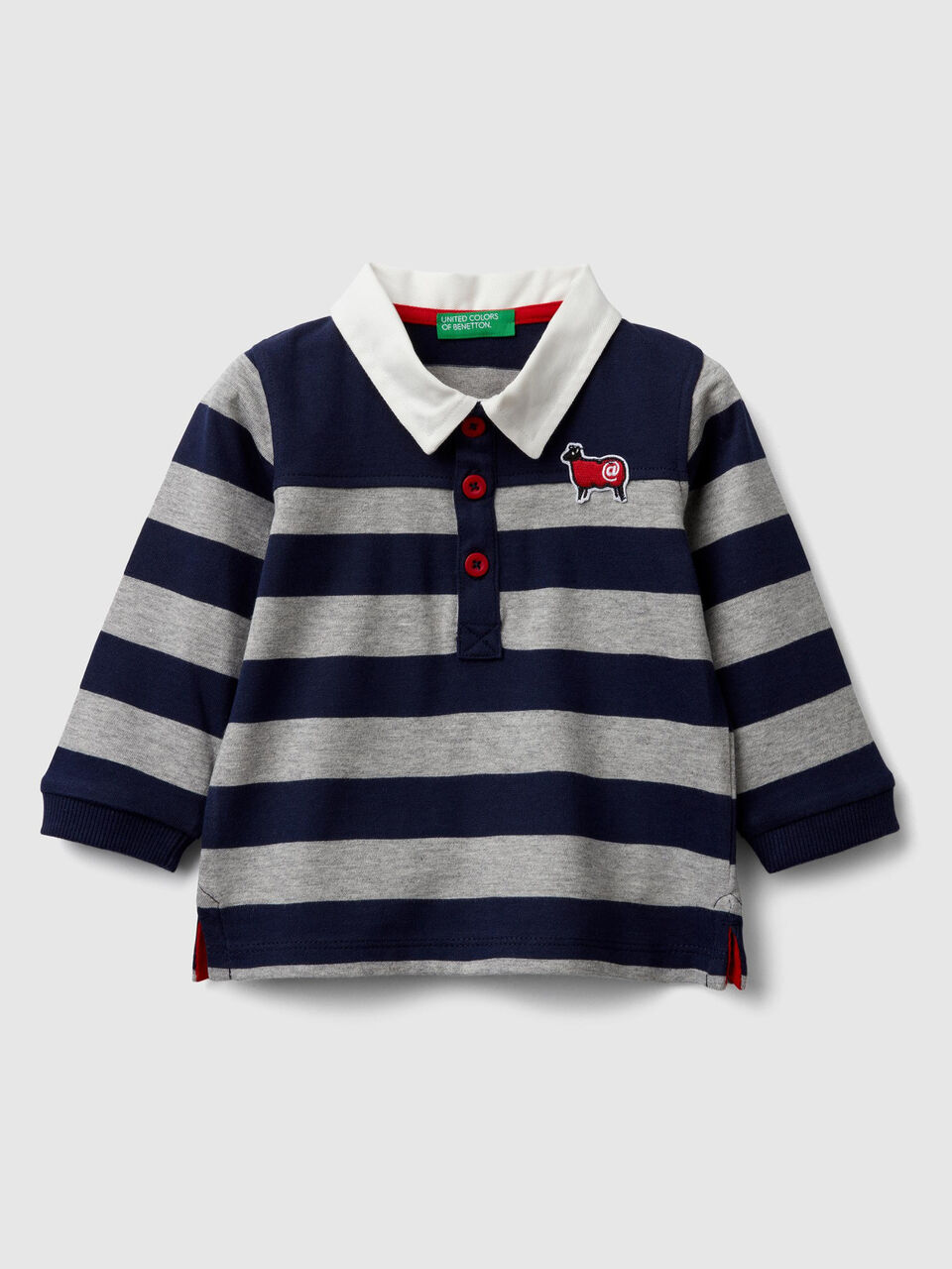 Polo aus Jersey mit Streifen image number 1