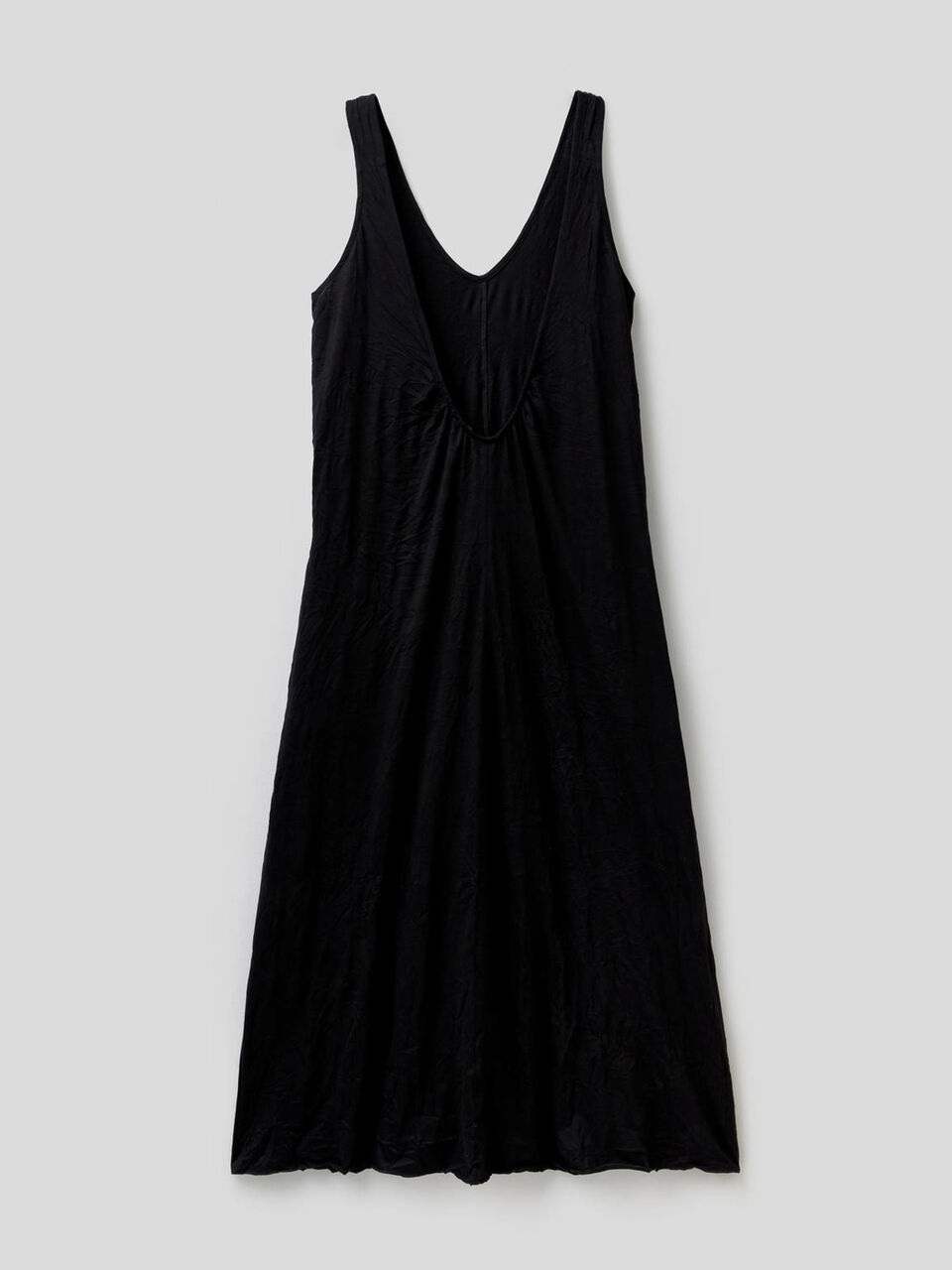 Langes Kleid aus Knitter-Stoff image number 2