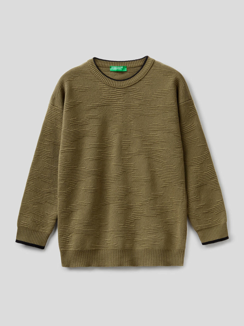 Pullover aus 100% Baumwolle mit besonderer Verarbeitung image number 1