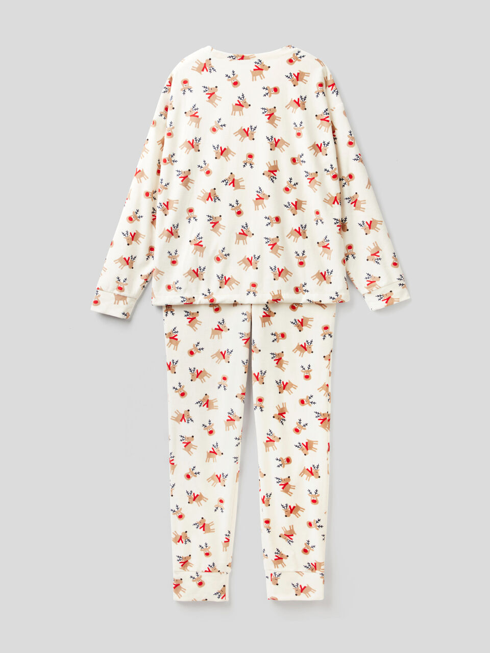 Pyjama aus Chenille mit Print image number 2