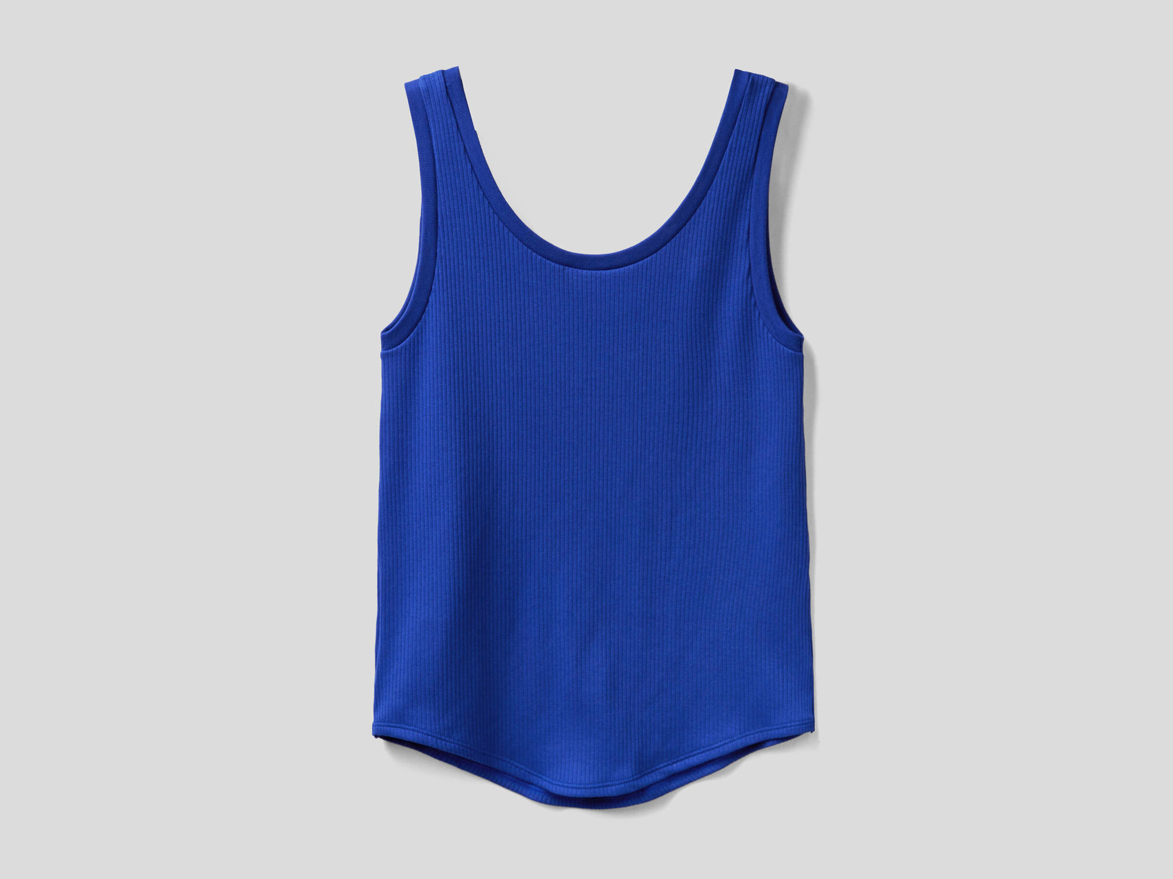 Geripptes Tank Top Mit Breiten Tragern