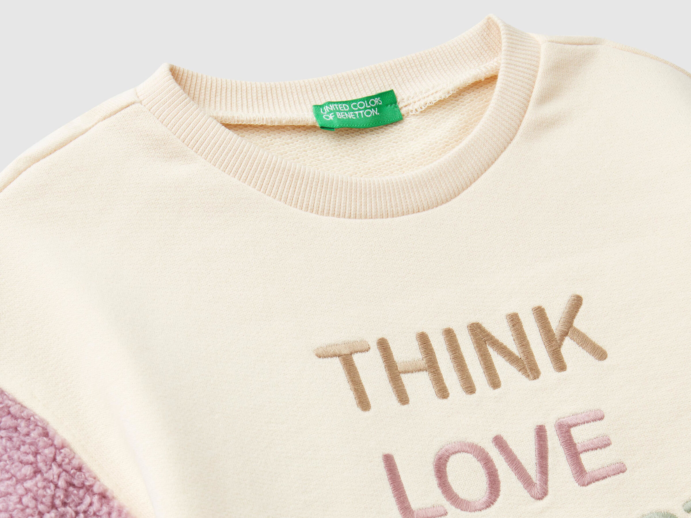 Sweatshirt mit Ärmeln aus Fleece image number null