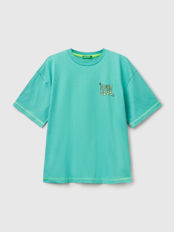 T-Shirt mit Vorder- und Rückseitendruck Jungen