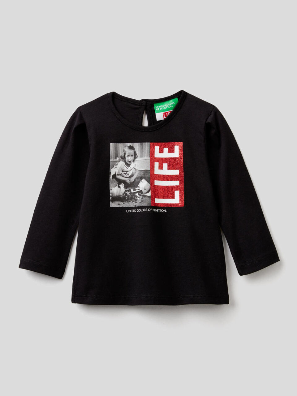 T-Shirt Life mit langen Ärmeln aus Bio-Baumwolle image number 1