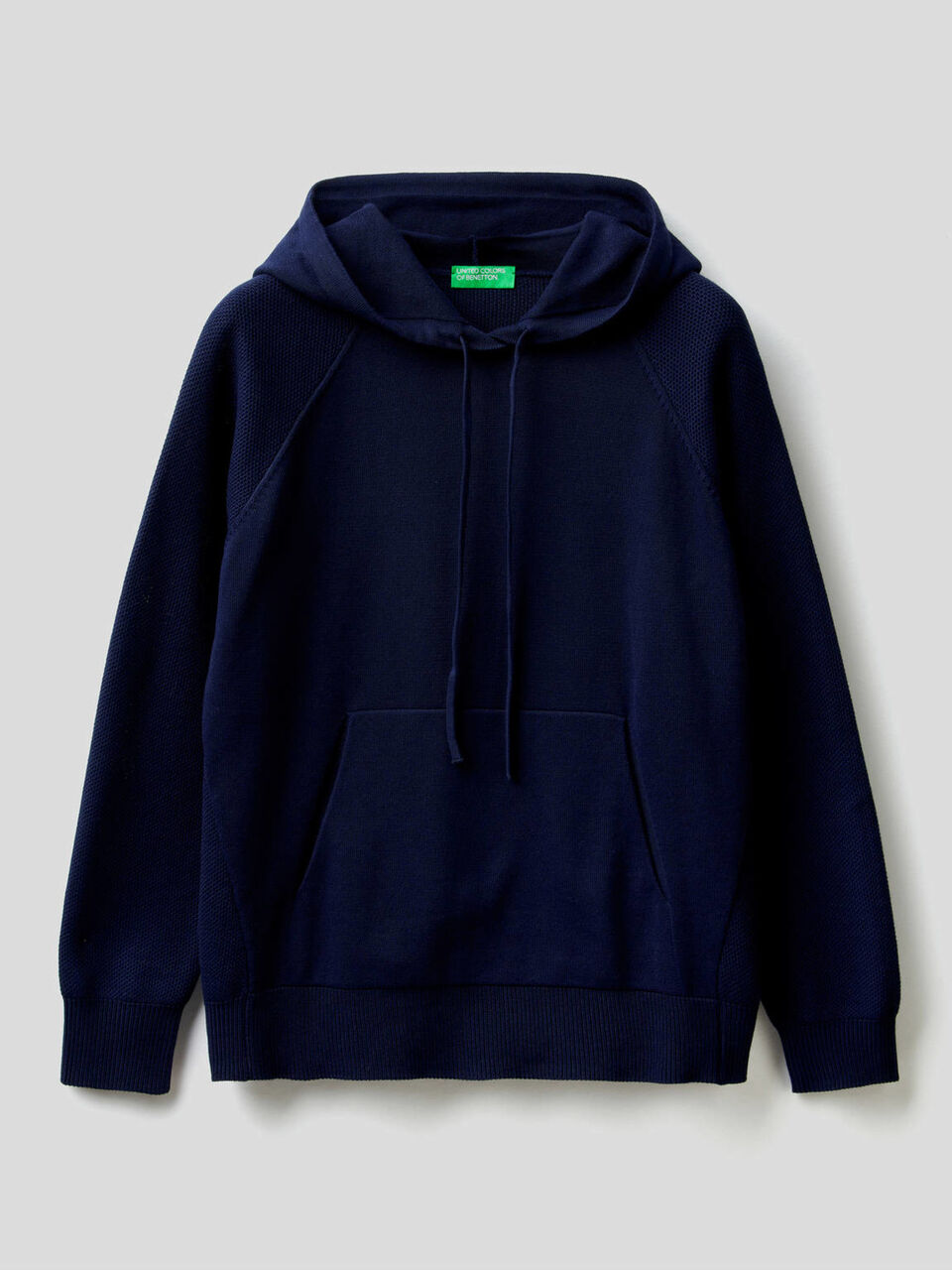 Pullover aus Trikotbaumwolle mit Kapuze image number 1