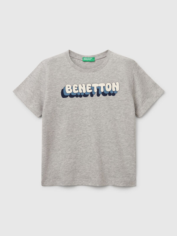 T-Shirt mit Logodruck Jungen