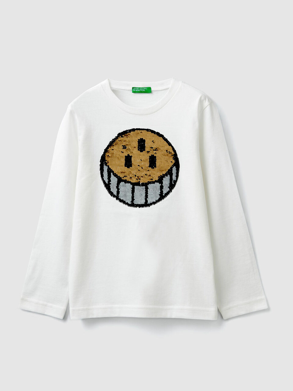 T-Shirt mit wendbaren Pailletten image number 1
