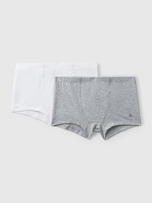 Zwei Boxershorts aus elastischer Baumwolle Jungen