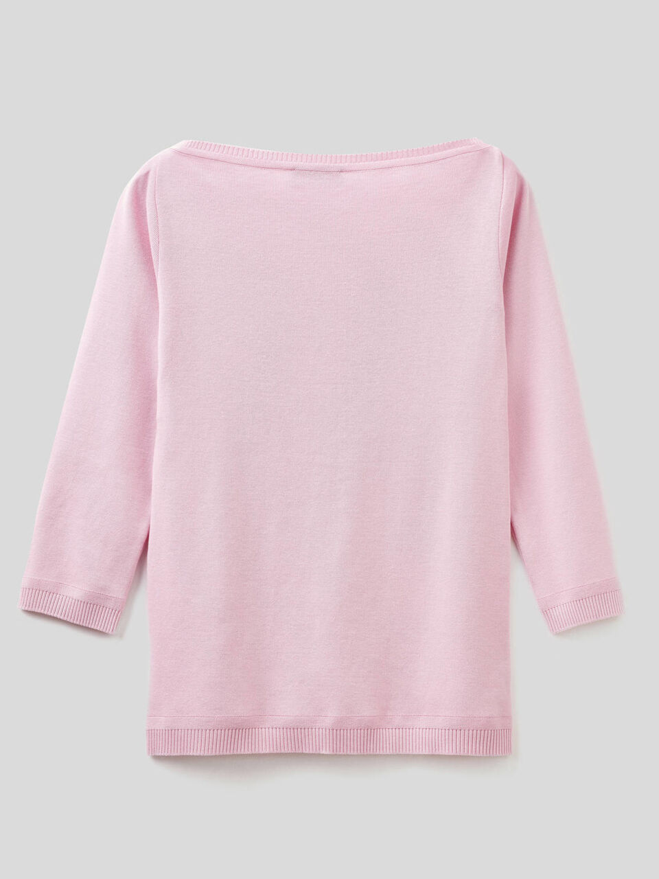 Pullover aus 100% Baumwolle mit U-Boot-Ausschnitt image number 2