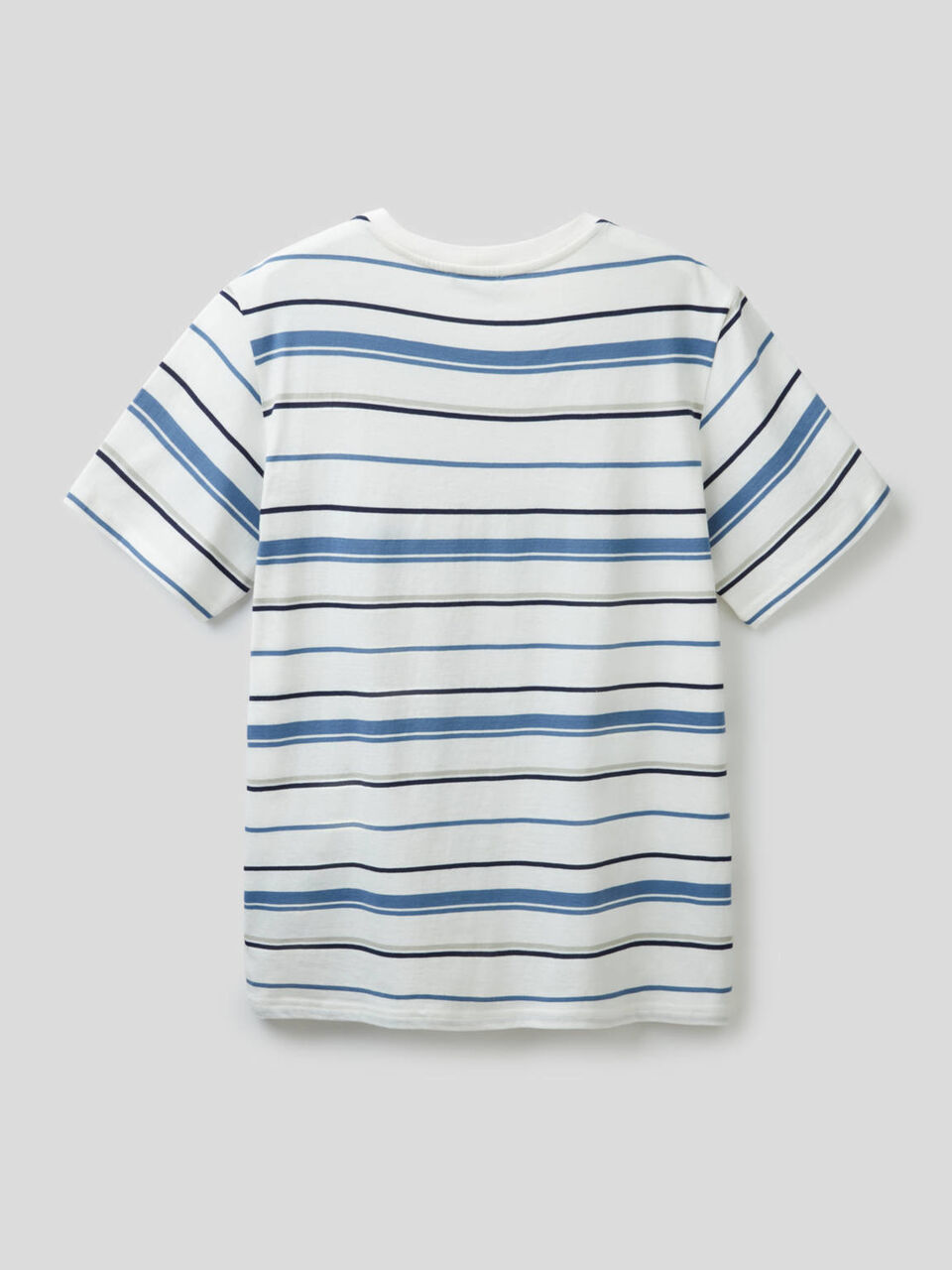 T-Shirt aus 100% Baumwolle mit Streifen image number 2