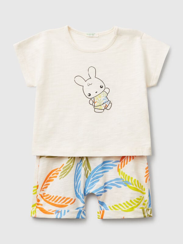 Leichtes T-Shirt- und Shorts-Set Newborn