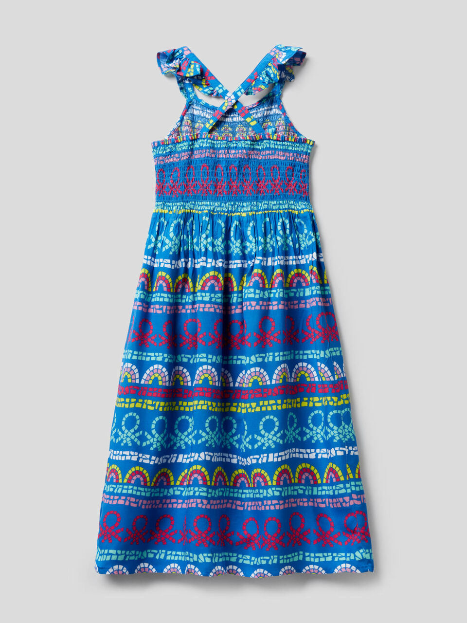 Fließendes Kleid mit Muster-Print image number 2