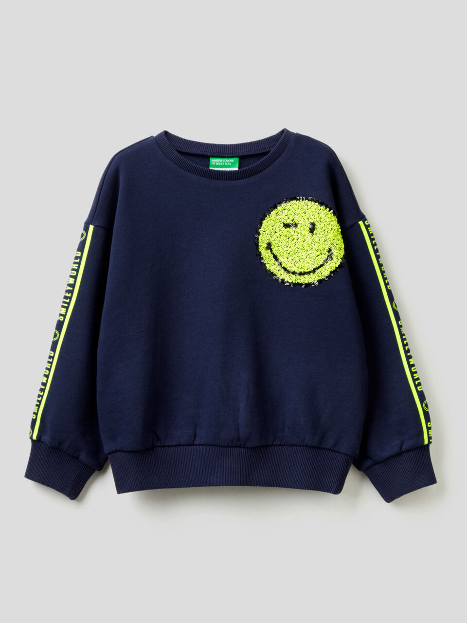 SmileyWorld®-Sweater aus reiner Baumwolle image number 1