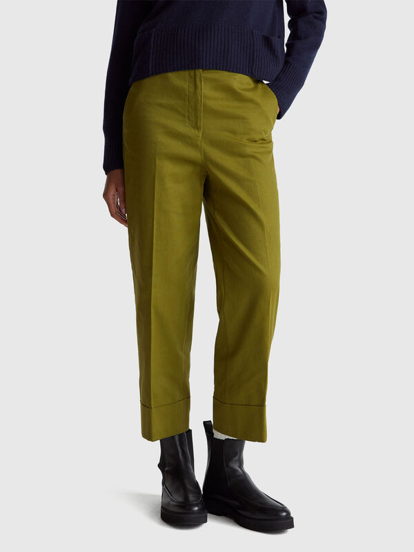 Gerade Hose mit Bündchen Gerade Hose mit Bündchen Damen