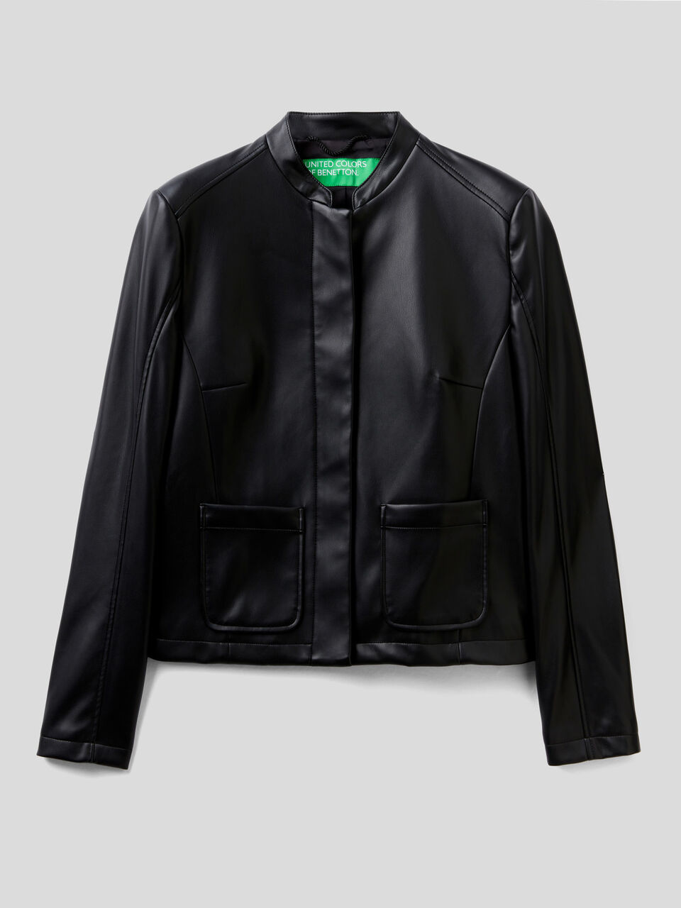 Jacke aus beschichtetem Stoff image number 1