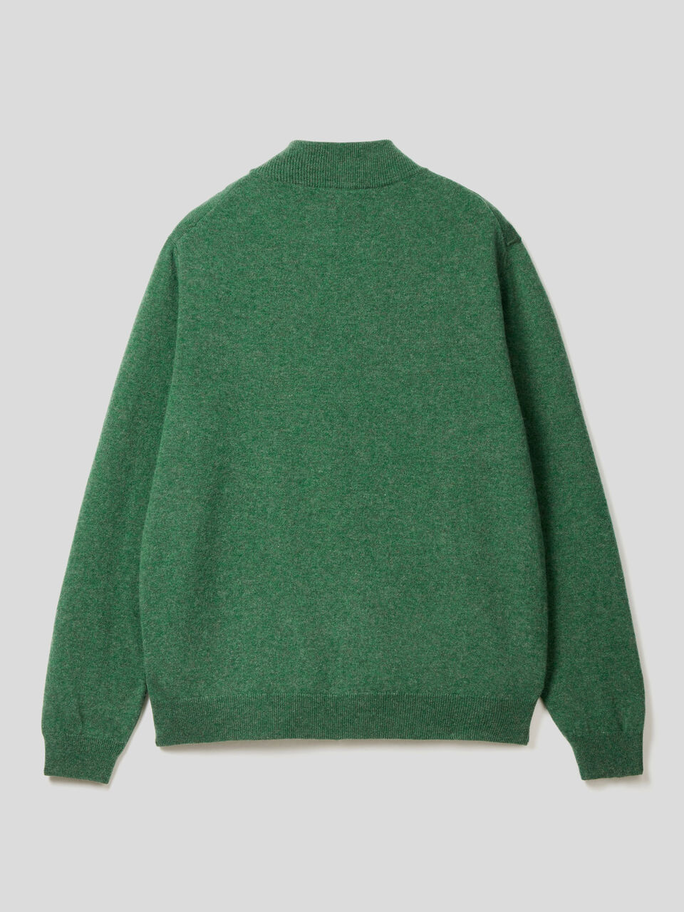 Pullover aus reiner Schurwolle mit Reißverschluss image number 2