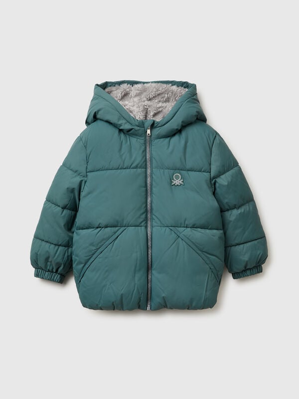 Jacke mit Teddybär-Innenseite Jungen