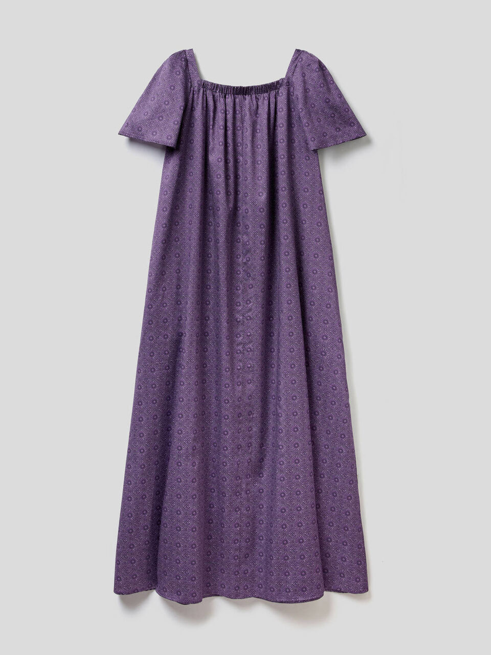 Langes Kleid aus Baumwolle mit Print image number null