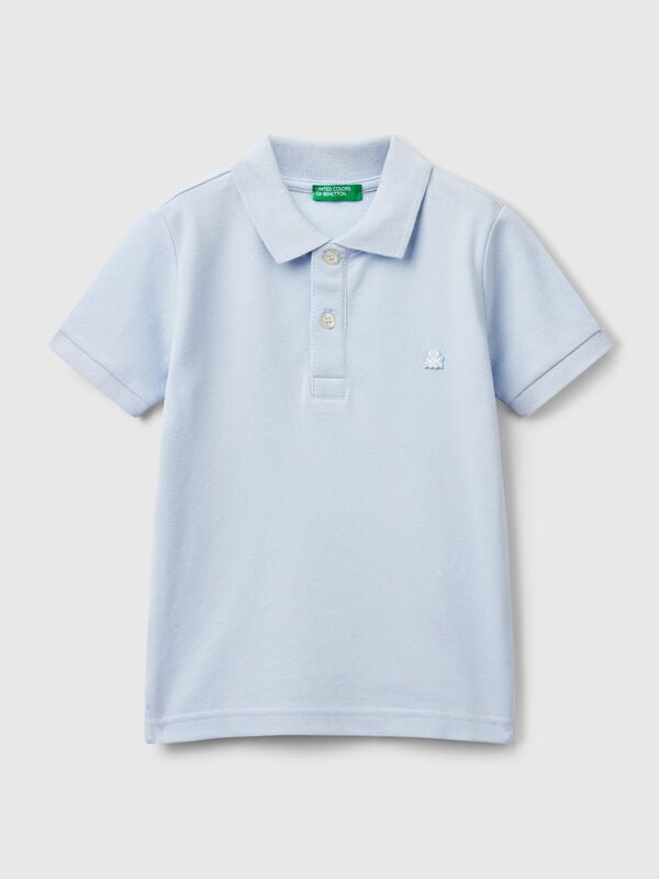 Kurzarm-Poloshirt aus reiner Baumwolle Jungen