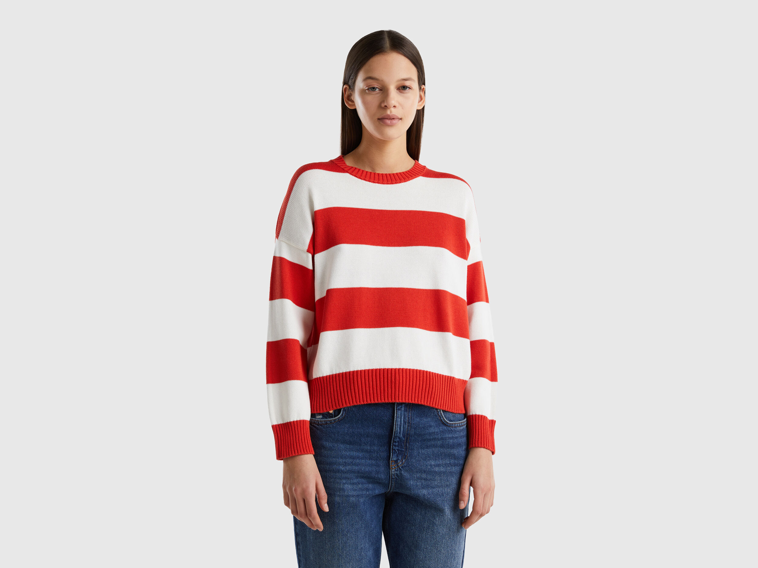 Benetton pullover damen rot