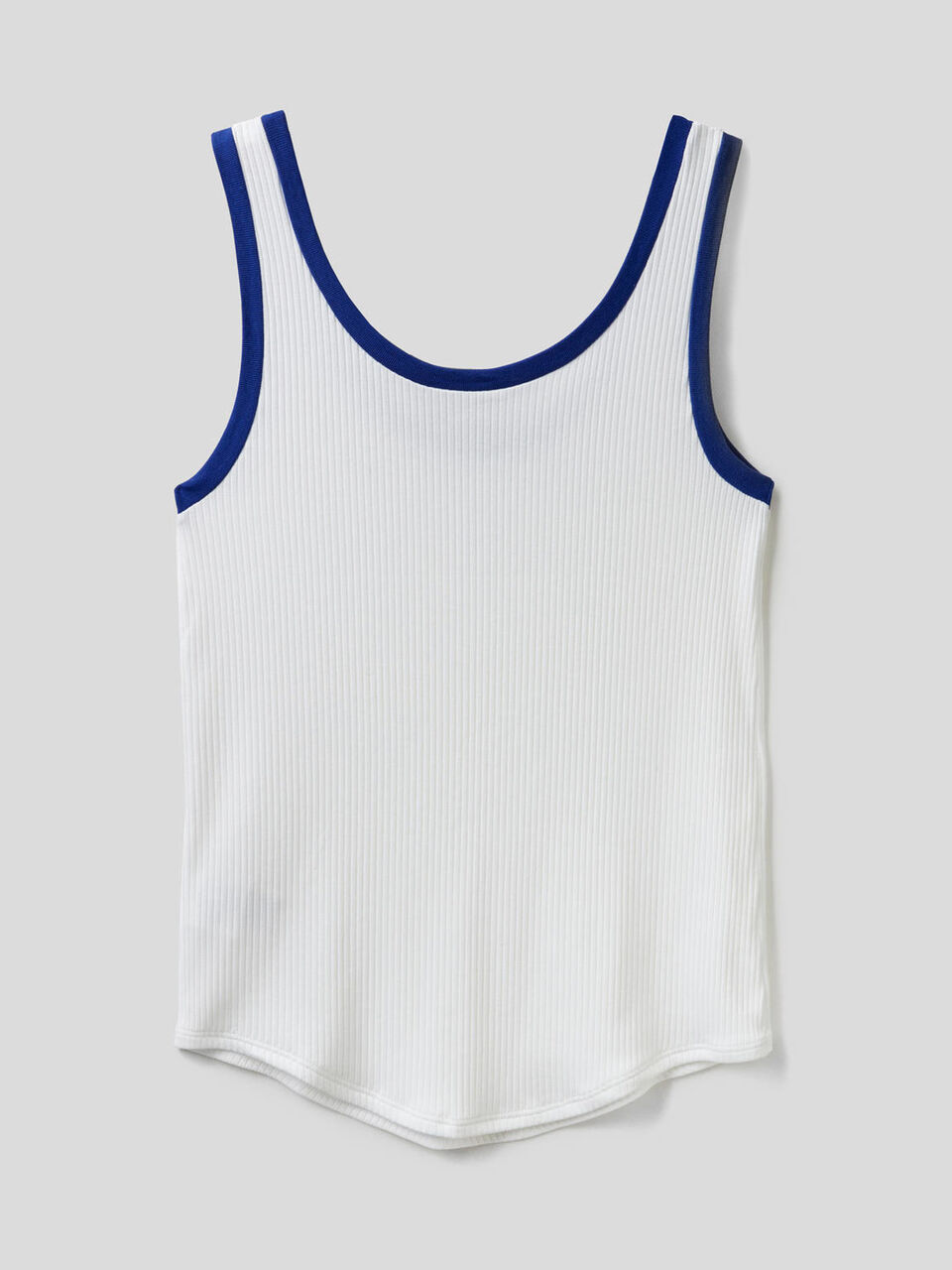 Geripptes Tank-Top mit breiten Trägern image number 2