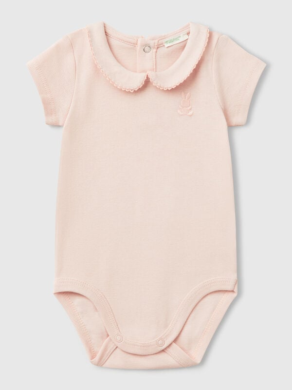 Body mit Baumwollkragen Newborn