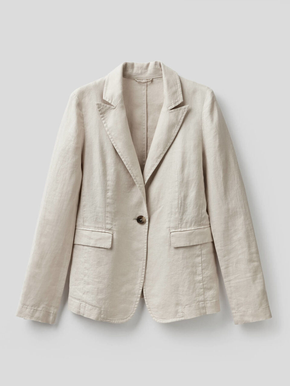 Taillierter Blazer aus 100% Leinen image number 1
