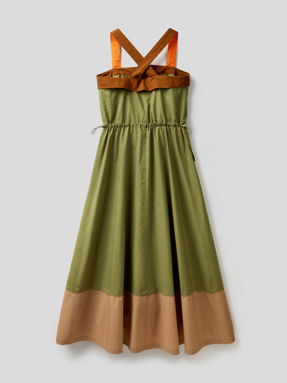 Langes Kleid mit Maxi-Taschen image number 2