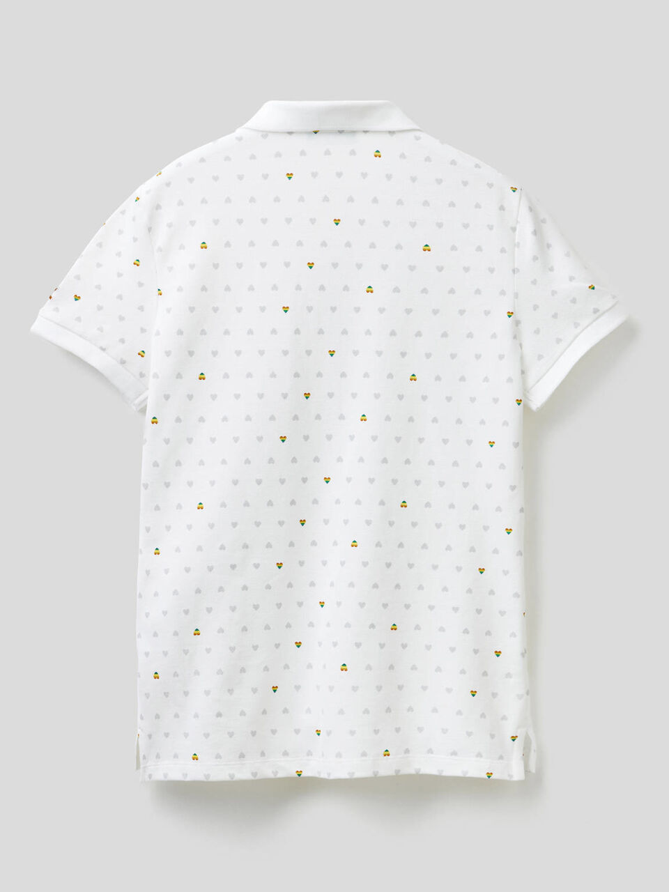 Polo mit Print aus stretchiger Baumwolle image number 2