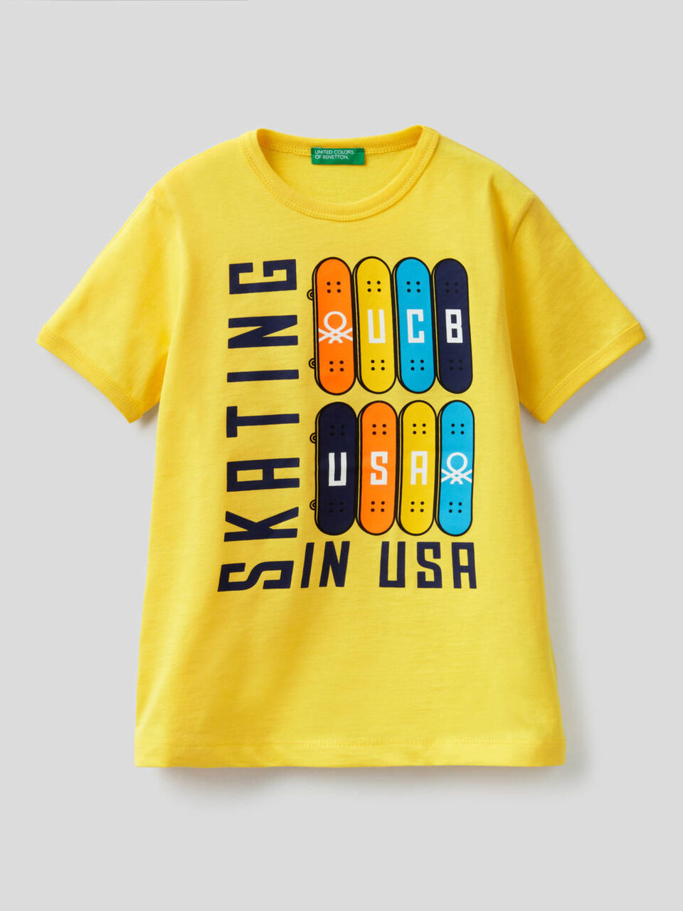 T-Shirt mit Maxi-Print Skateboard image number 1