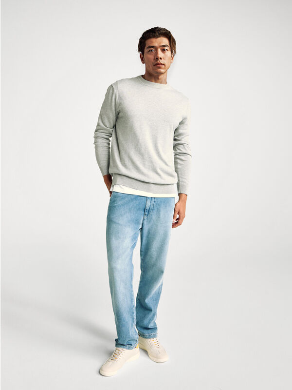 Straight Fit Jeans-Chinos Herren