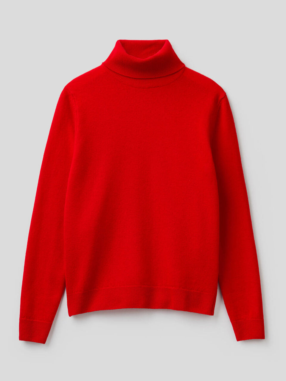 Rollkragenpullover aus reiner Schurwolle image number 1